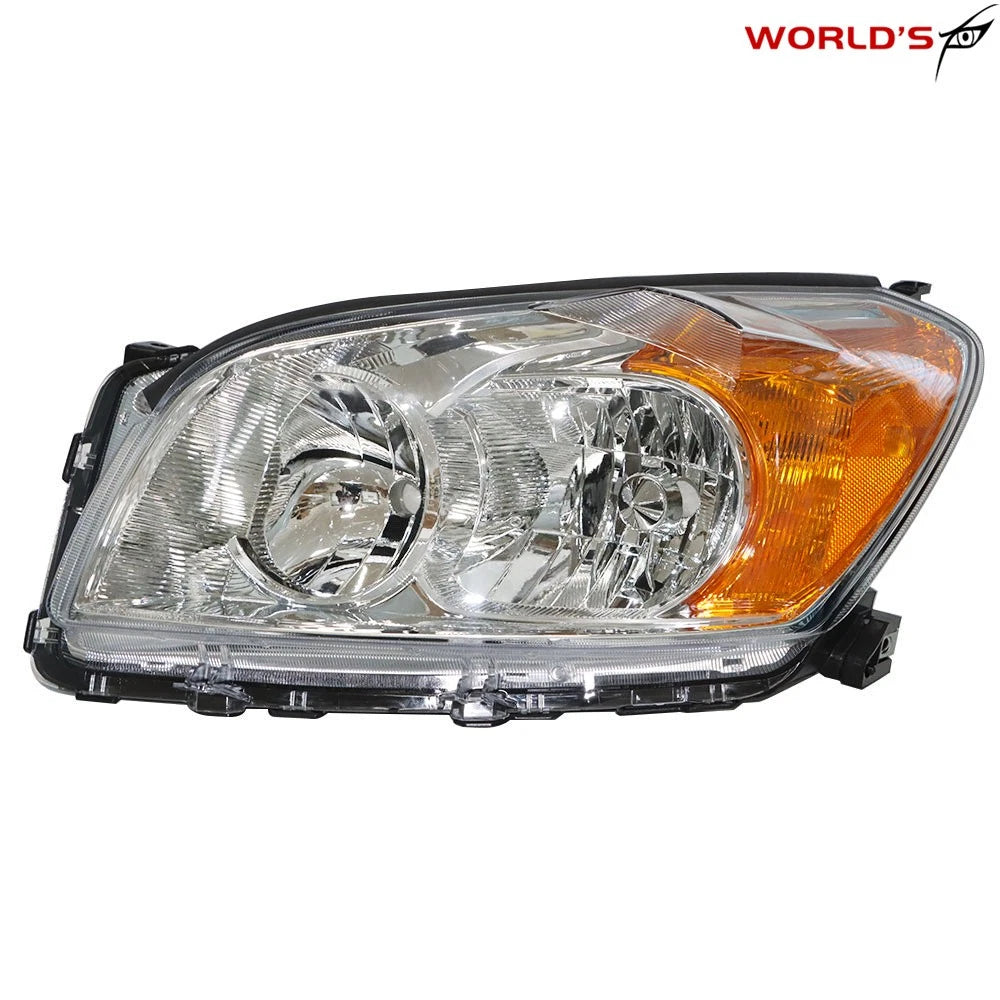 Set of 2 Chrome Headlights for Toyota RAV4 (2009–2012)