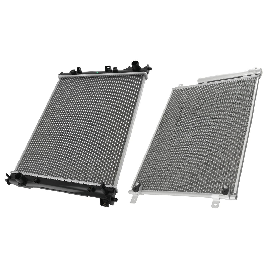 Aluminum Engine Radiator & Condenser for Honda Civic (2016-2019)