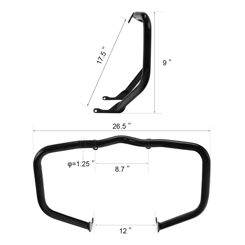 Engine Guard Crash Bar & Lower Fairing Cover for Harley Nightster RH975 (2022–2023)