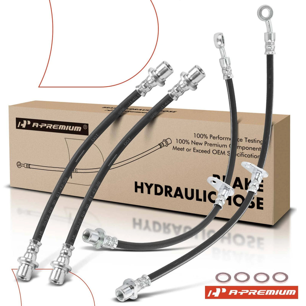 Set of 4 Brake Hydraulic Hoses for Honda CR-V (1997–2001)