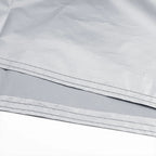Black & Silver Outdoor Motorcycle Cover for Honda, Suzuki, Kawasaki