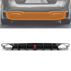 Rear Bumper Diffuser with White Corner Apron for Honda Accord (2018-2022)