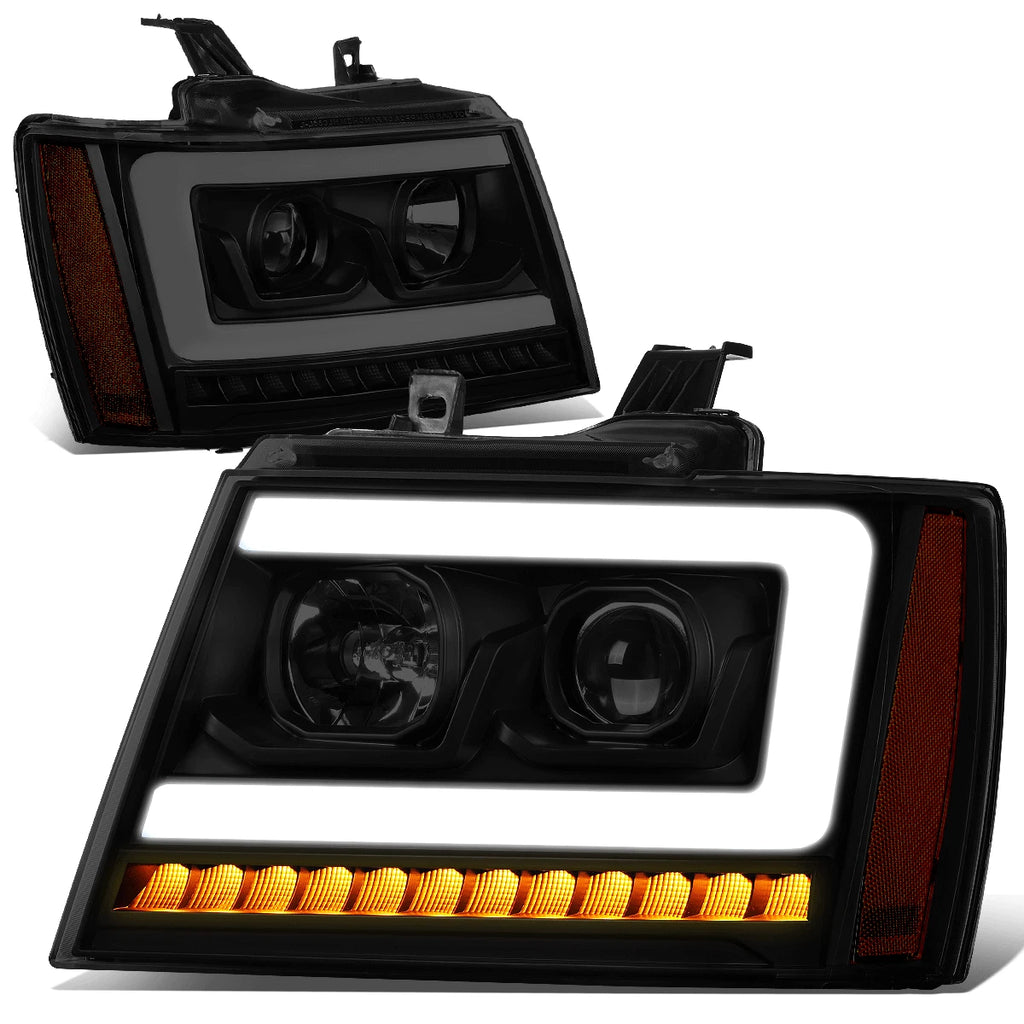 LED Sequential Signal Headlight Lamps for Tahoe Suburban (2007–2014)
