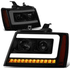 LED Sequential Signal Headlight Lamps for Tahoe Suburban (2007–2014)