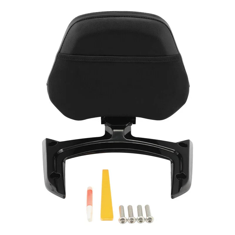 Black Rear Passenger Backrest Pad for Honda Goldwing GL1800 (2018-2025)