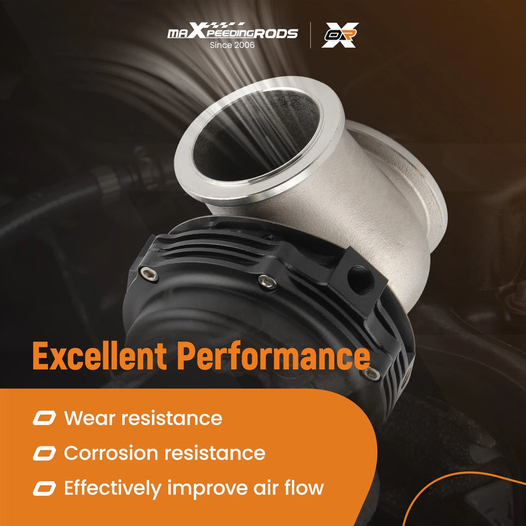 Blow Off Valve & V-Band Turbo Wastegate for Universal (50mm, 44mm)
