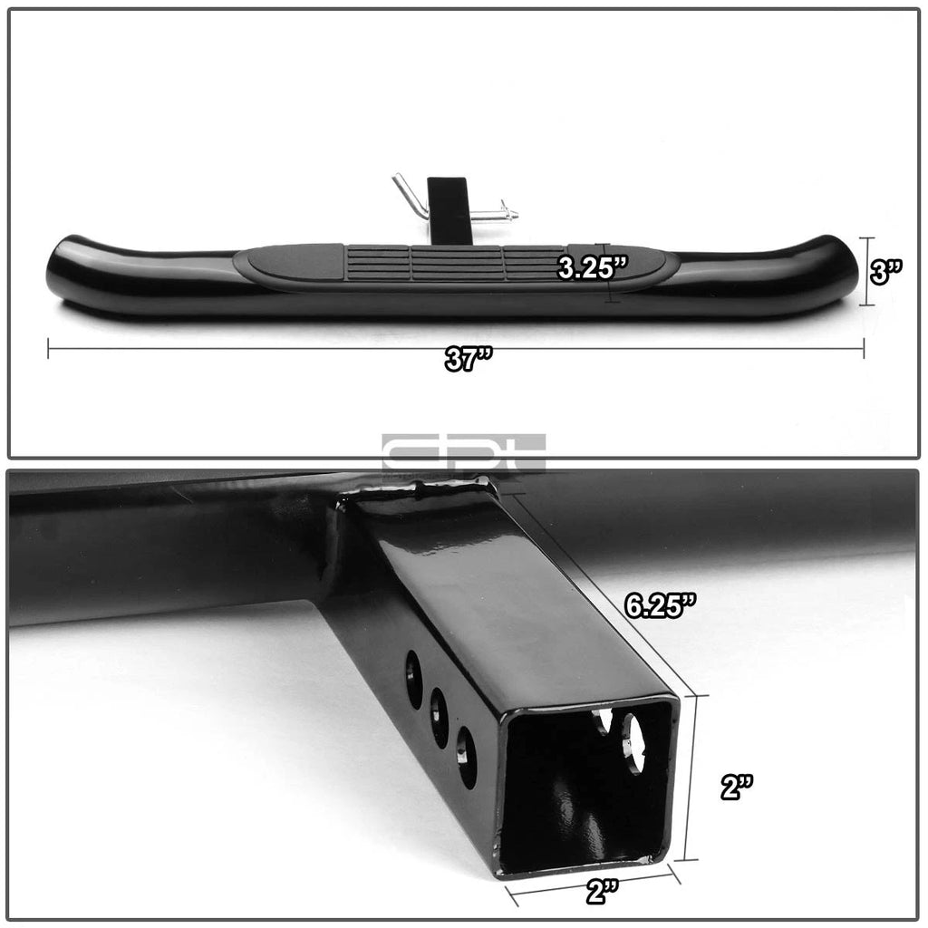 Pedal Class III 2" Receiver Trailer Tailgate Hitch Step Bar (37"x 3.25")