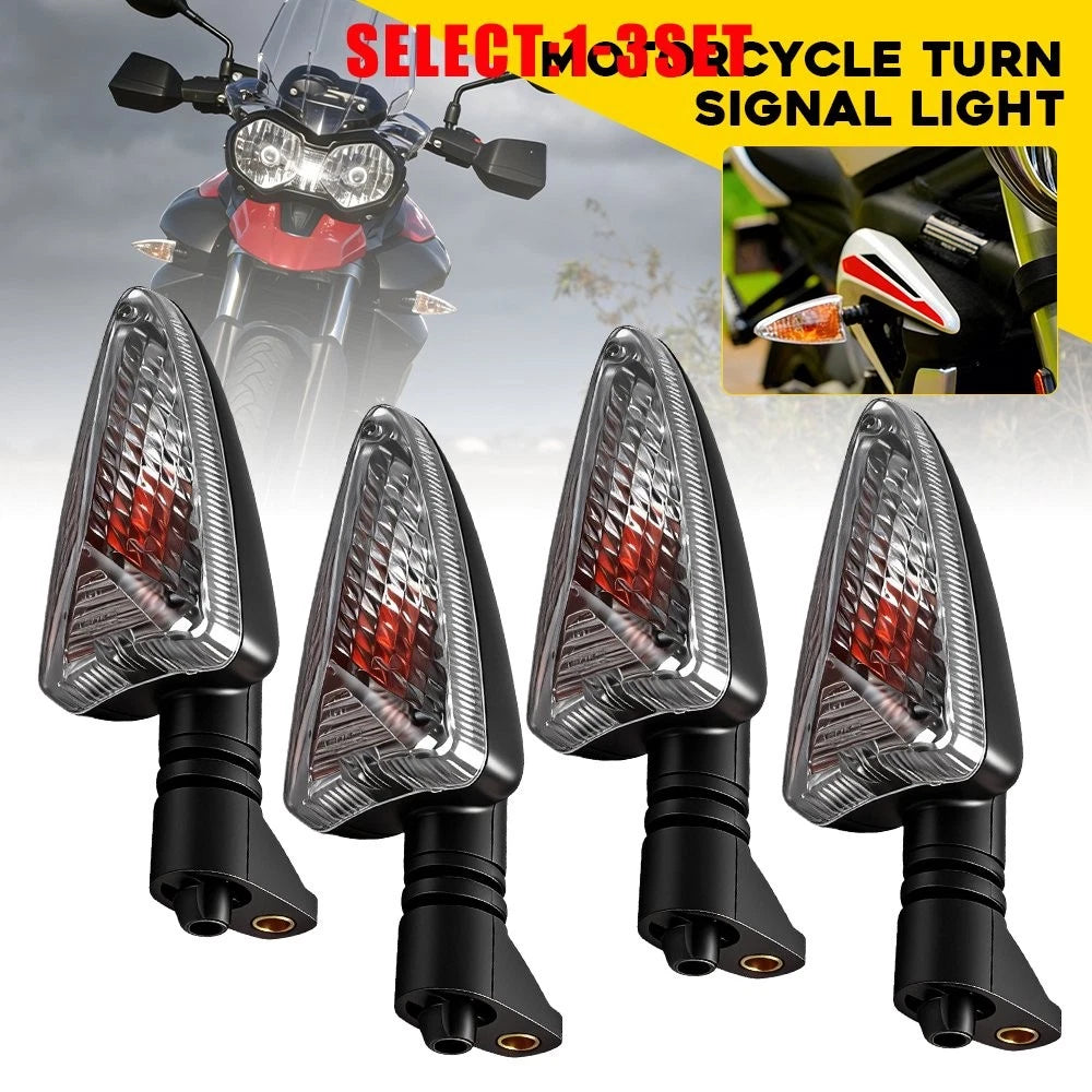 Set of 4 Front Rear Turn Lights for Triumph Tiger XCx (2010–2020) Street Triple (2007–2020)