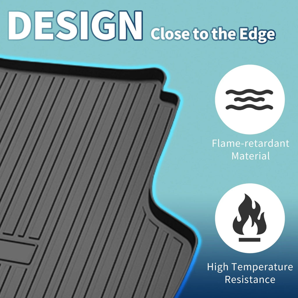 Cargo Liner Rear Trunk Mat for KIA K5 (2021–2024) & Hyundai Sonata (2020–2024) TPE