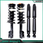 Set of 2 Front Struts + 2 Rear Shock Absorbers for Chevrolet Equinox (2007–2009)