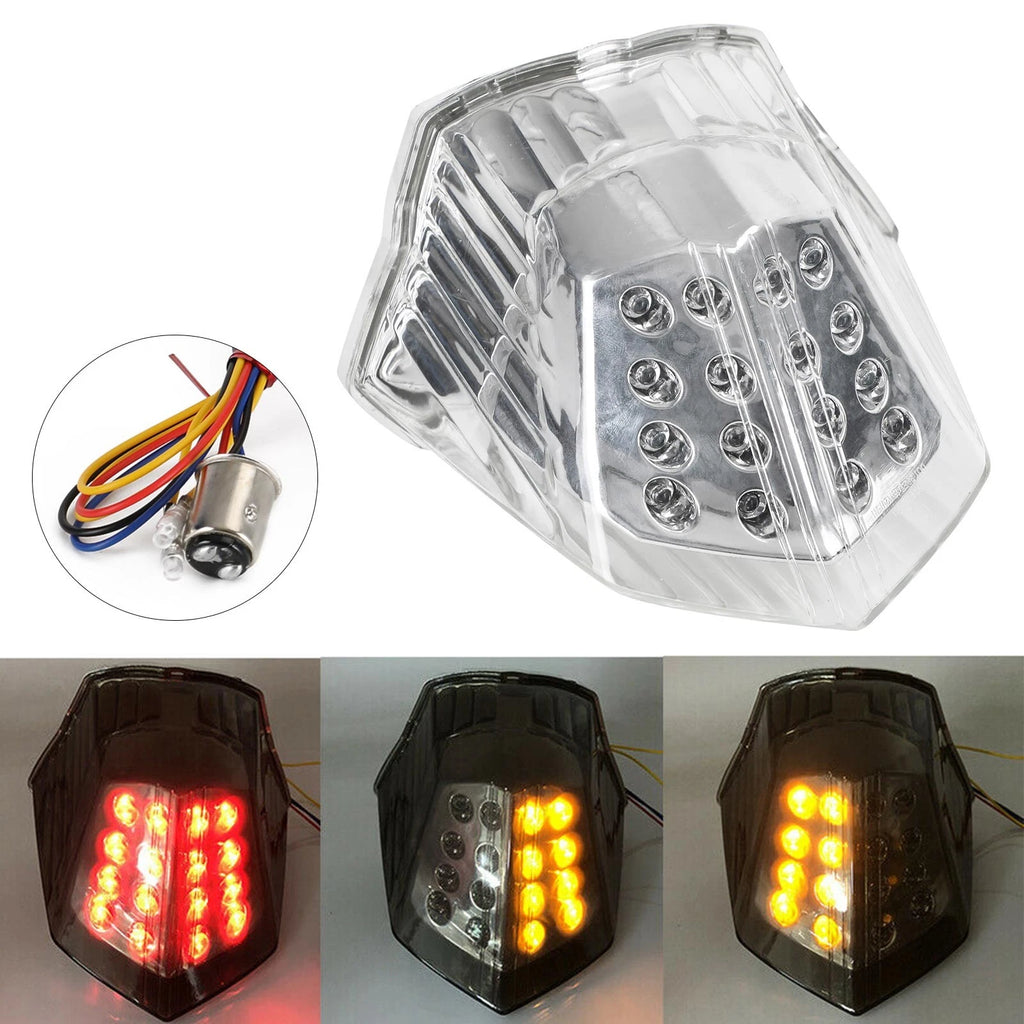 Turn Signal Tail Light for Yamaha Diversion 600 XJ6 FZ6 (2009–2017) Clear