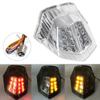 Turn Signal Tail Light for Yamaha Diversion 600 XJ6 FZ6 (2009–2017) Clear