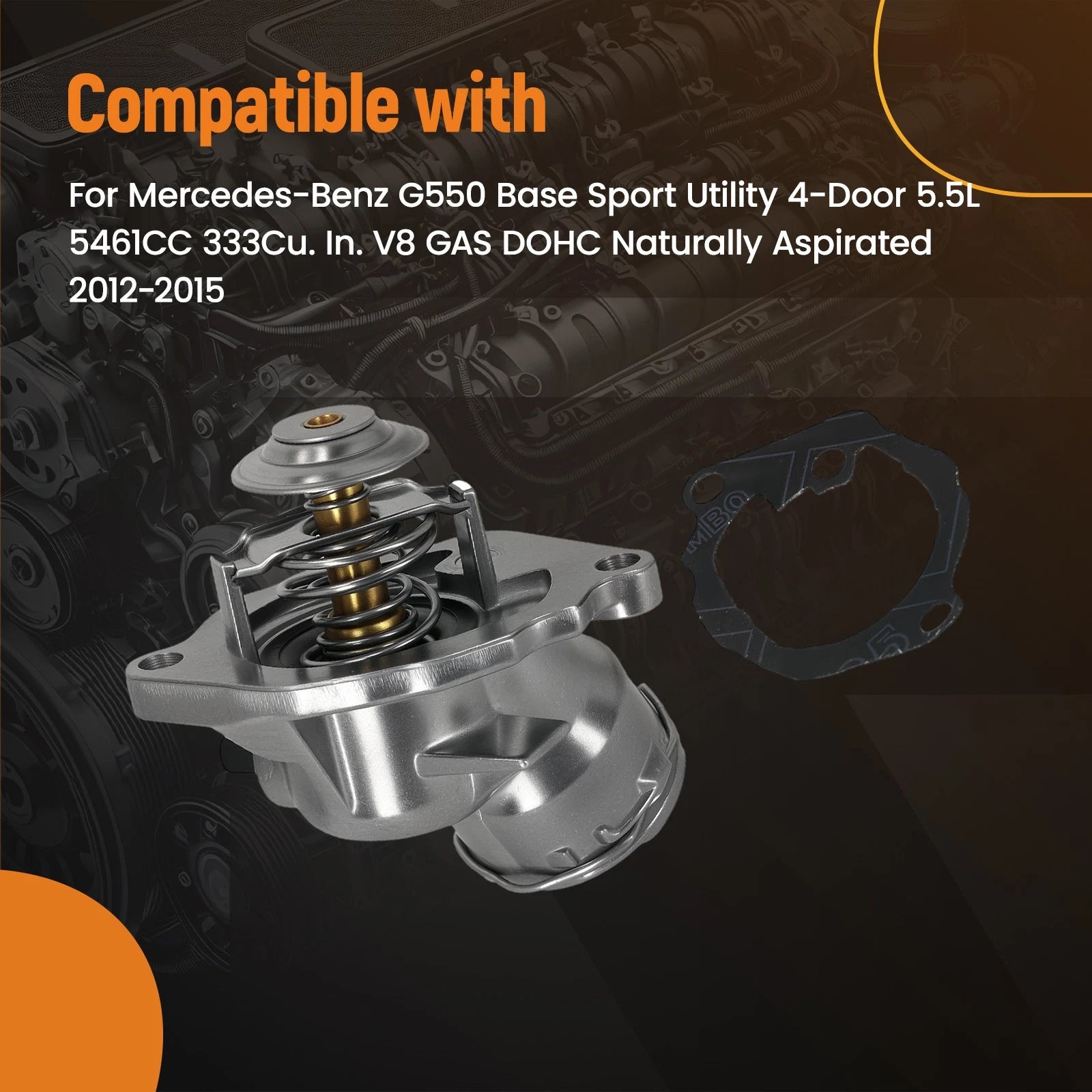 Thermostat for Mercedes SL550 GL550 (2007–2012) 2722000515