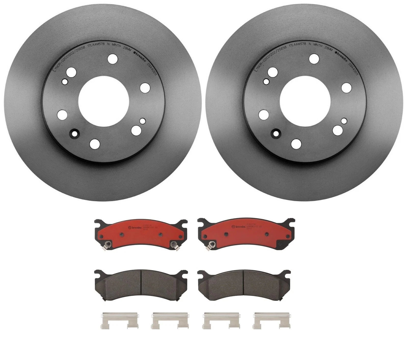 Brembo Front Brake Kit for Chevrolet GMC JF3 JF7