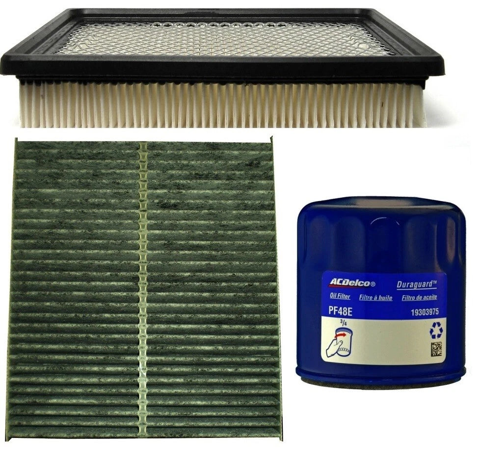 ACDelco Engine Oil Air Carbon Cabin Filter Service Kit for Dodge VW Chrysler (4.0)