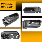 Set of 4 Door Handles for Toyota Camry (2002–2006) Gray Plastic