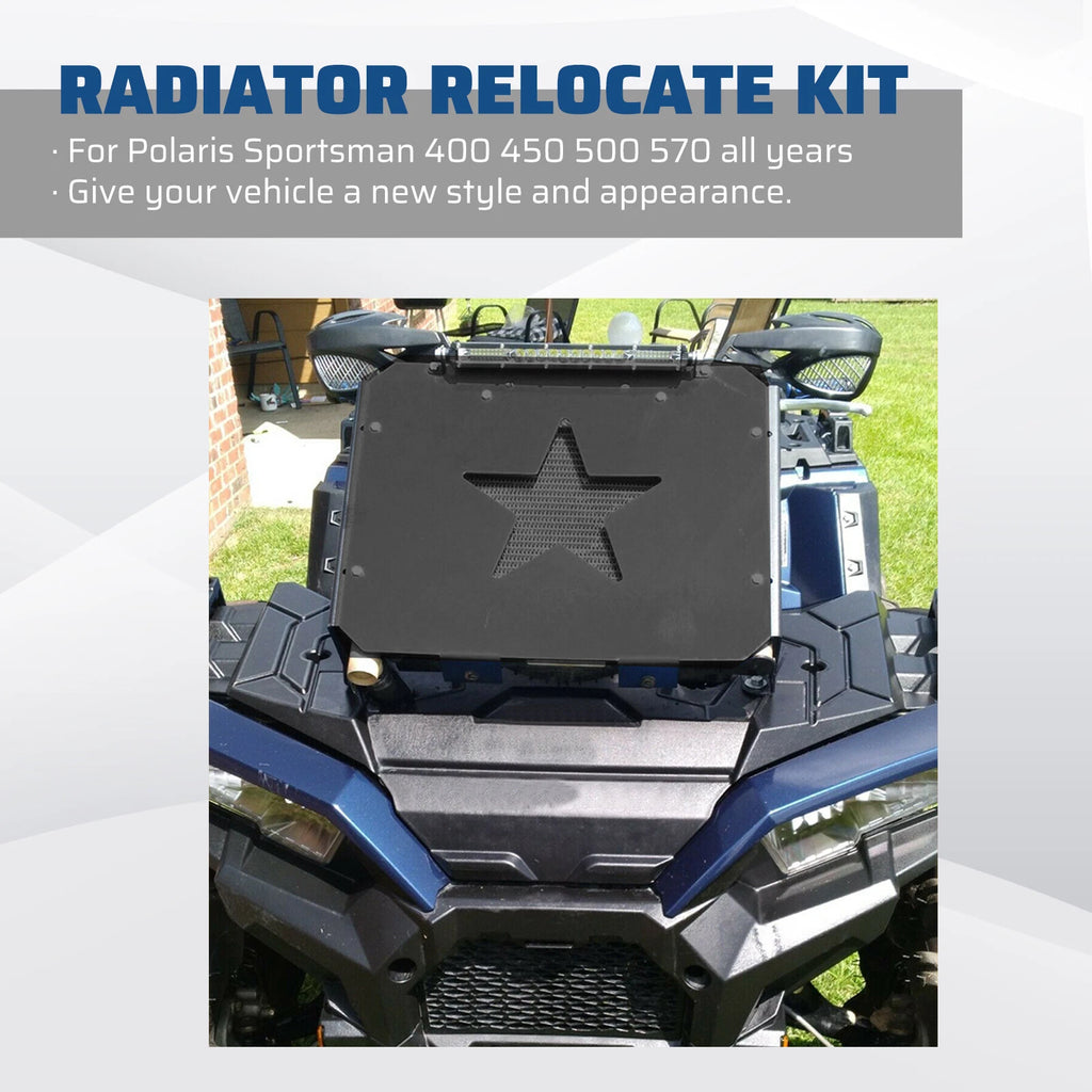 Radiator Relocation Kit for Polaris Sportsman 400 450 500 570 (2000–2023)