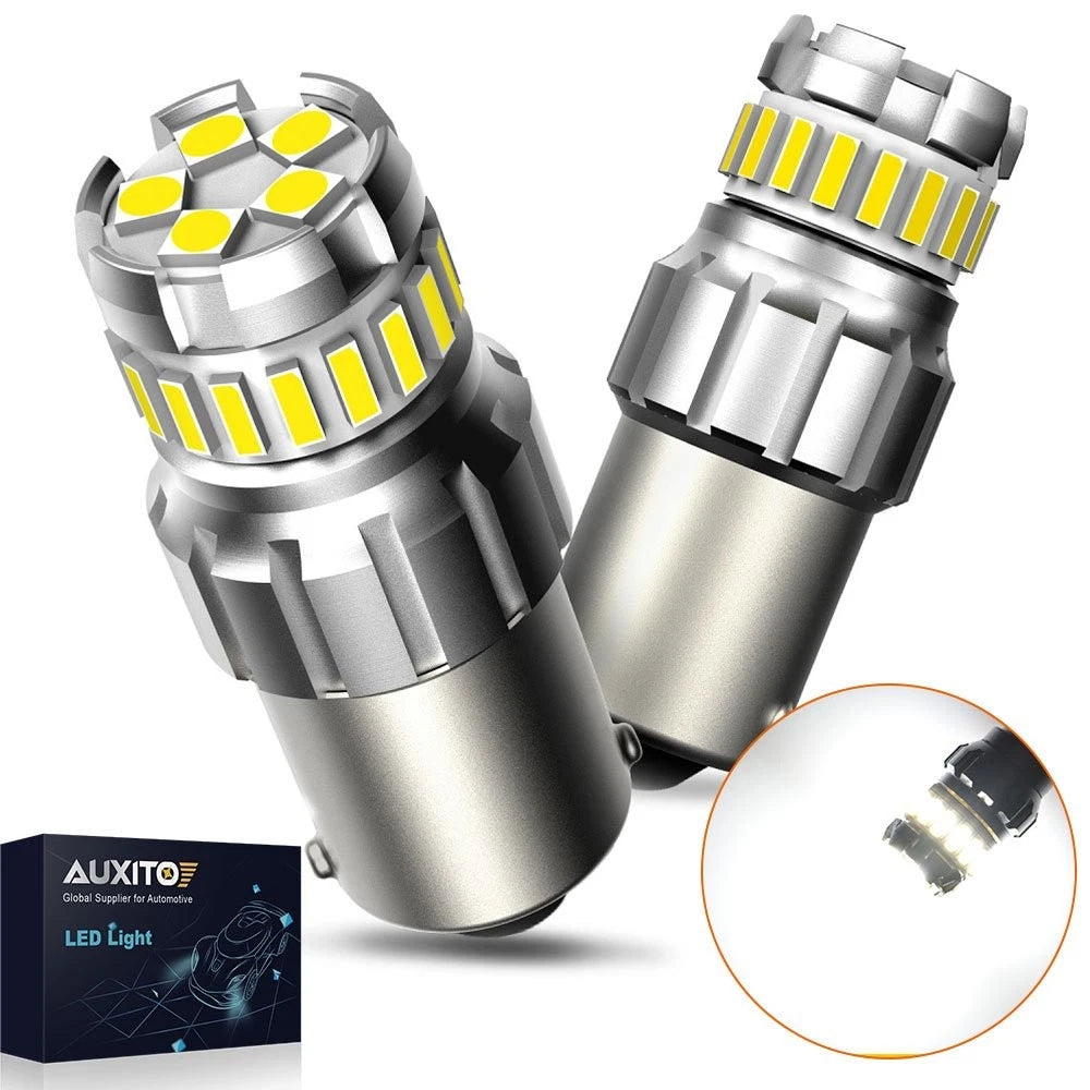 AUXITO P21W 1156 BA15S R10W 382 LED 23SMD 6500K Reverse Light Bulb