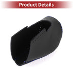 1 Pc Gear Shift Knob Cover for Honda HR-V (2023–2024) Black Blue Faux Leather
