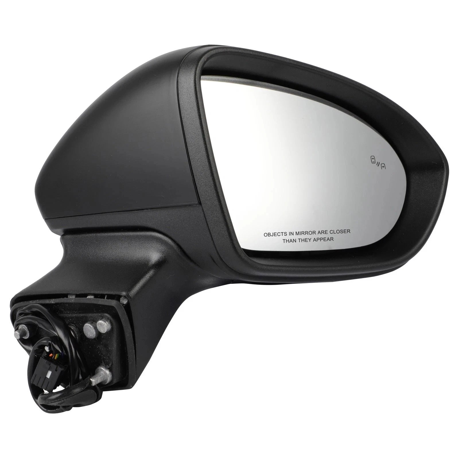 Right Side View Mirror for Chevy Cruze (2016–2019) Heated, Blind Spot, 7 Pins