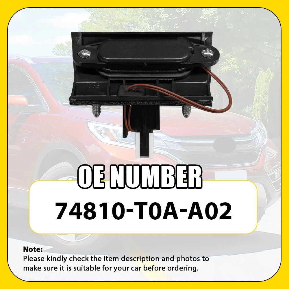 Tailgate Switch Assembly for Honda CR-V 2012–2016 (2.4L, ABS, Black)