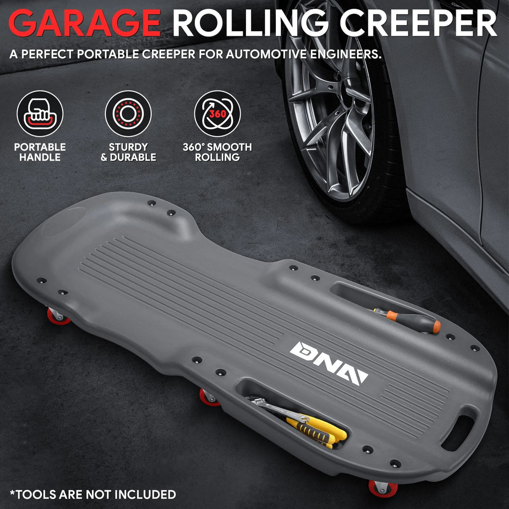 38'' Black Portable Repair Floor Creeper for Automotive Engineers