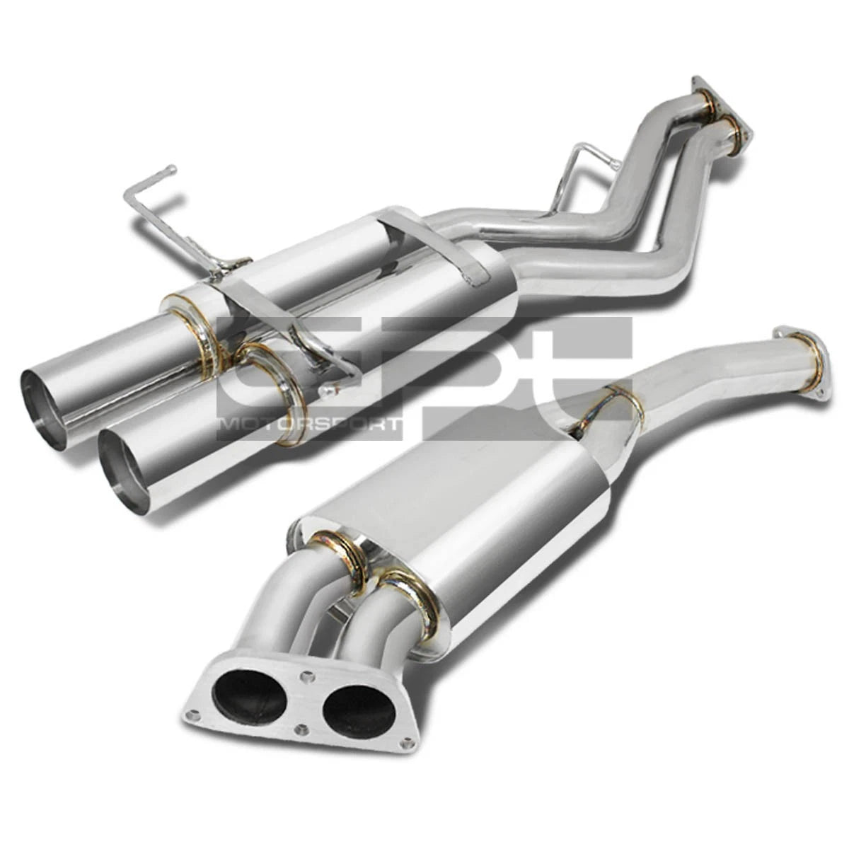 Catback Exhaust System Kit for Nissan 240SX S14 (1995–1998) w/ Dual 3.5" Tip