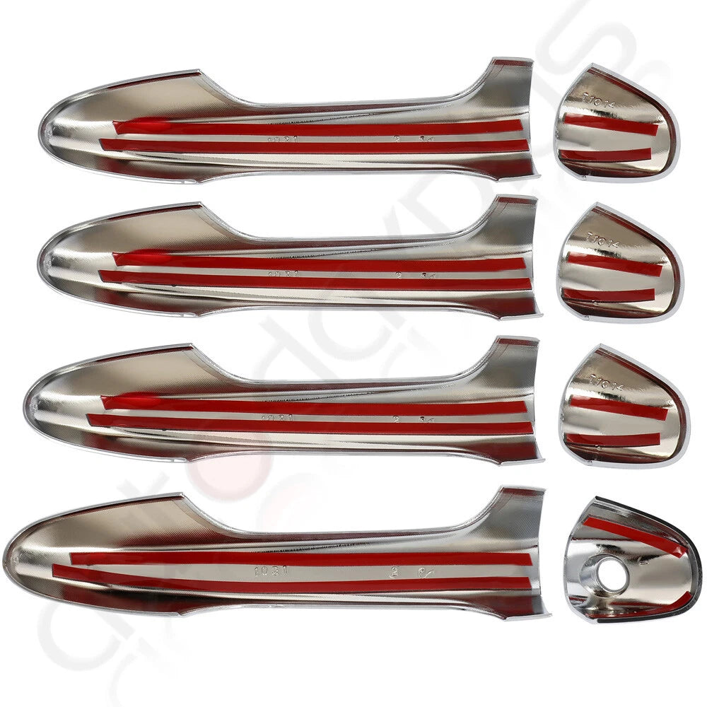 Set of 4 Chrome Door Handle Covers for Toyota Tacoma (2016–2022)