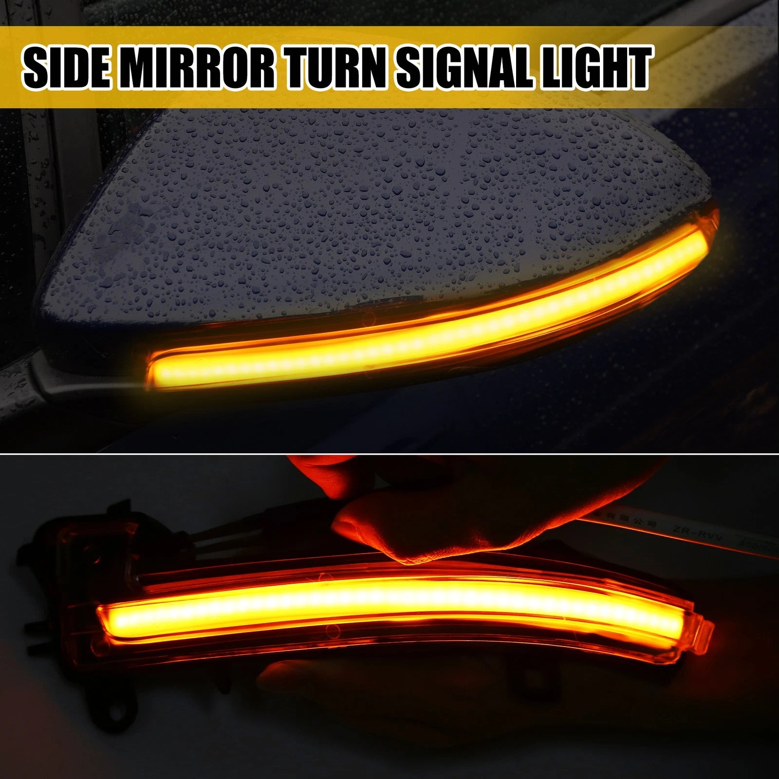Set of 2 Mirror Turn Signal Lights for BMW (2011–2017) 63137280771