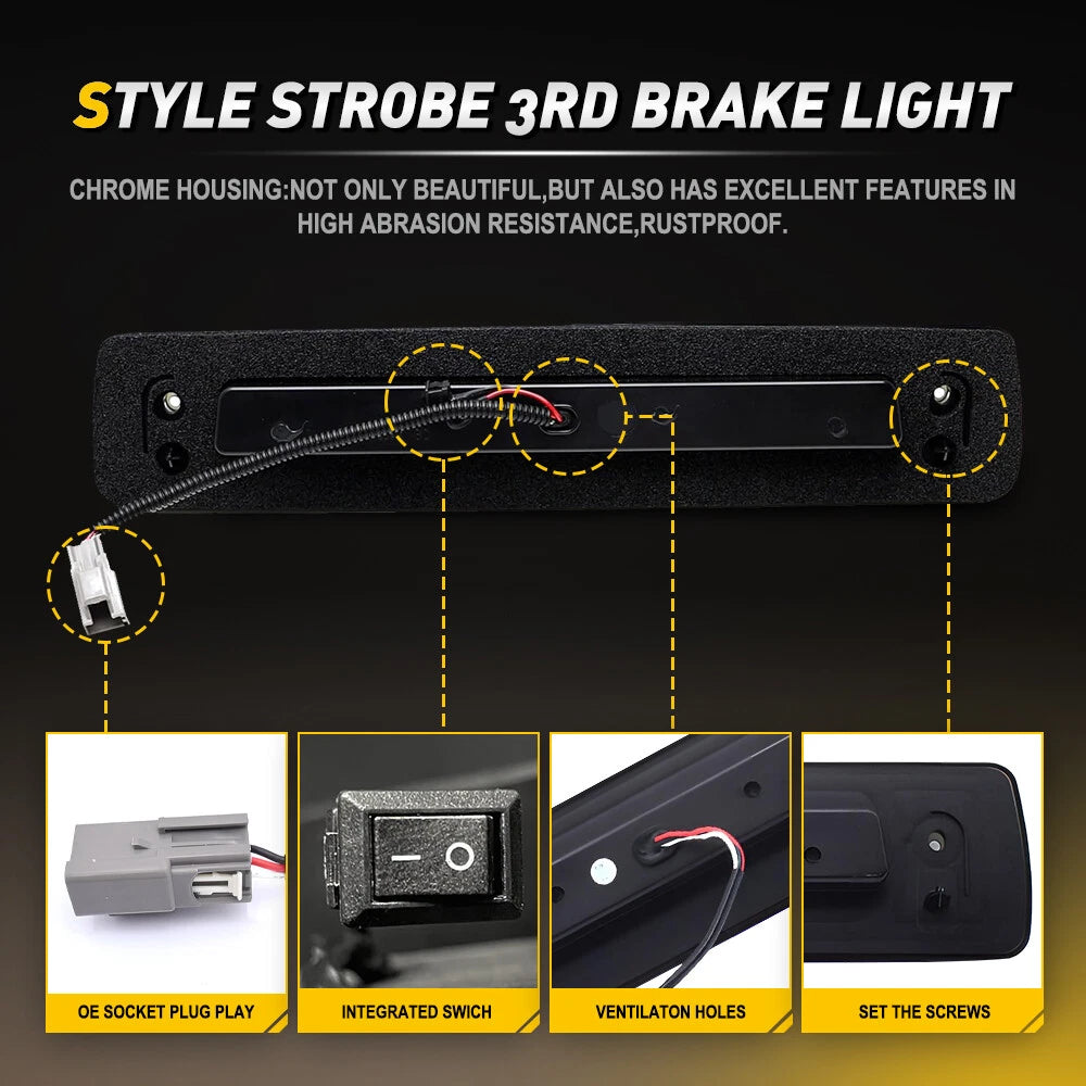 Smoke LED Third Brake Light for Chevy Colorado (2015-2023)