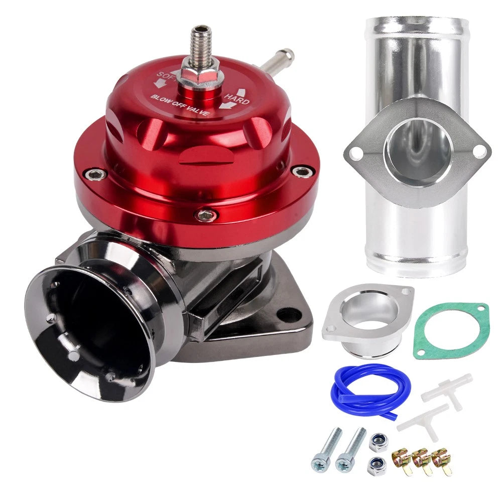 Turbo Blow Off Valve + 2.5" Flange Pipe Kit for Universal (All Models)