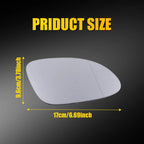 Heated Blind Spot Mirror Glass for Volkswagen Tiguan (2009–2017)