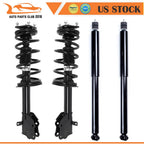 Set of 4 Complete Struts with Springs and Mounts for Mazda CX-9 (2007–2010)