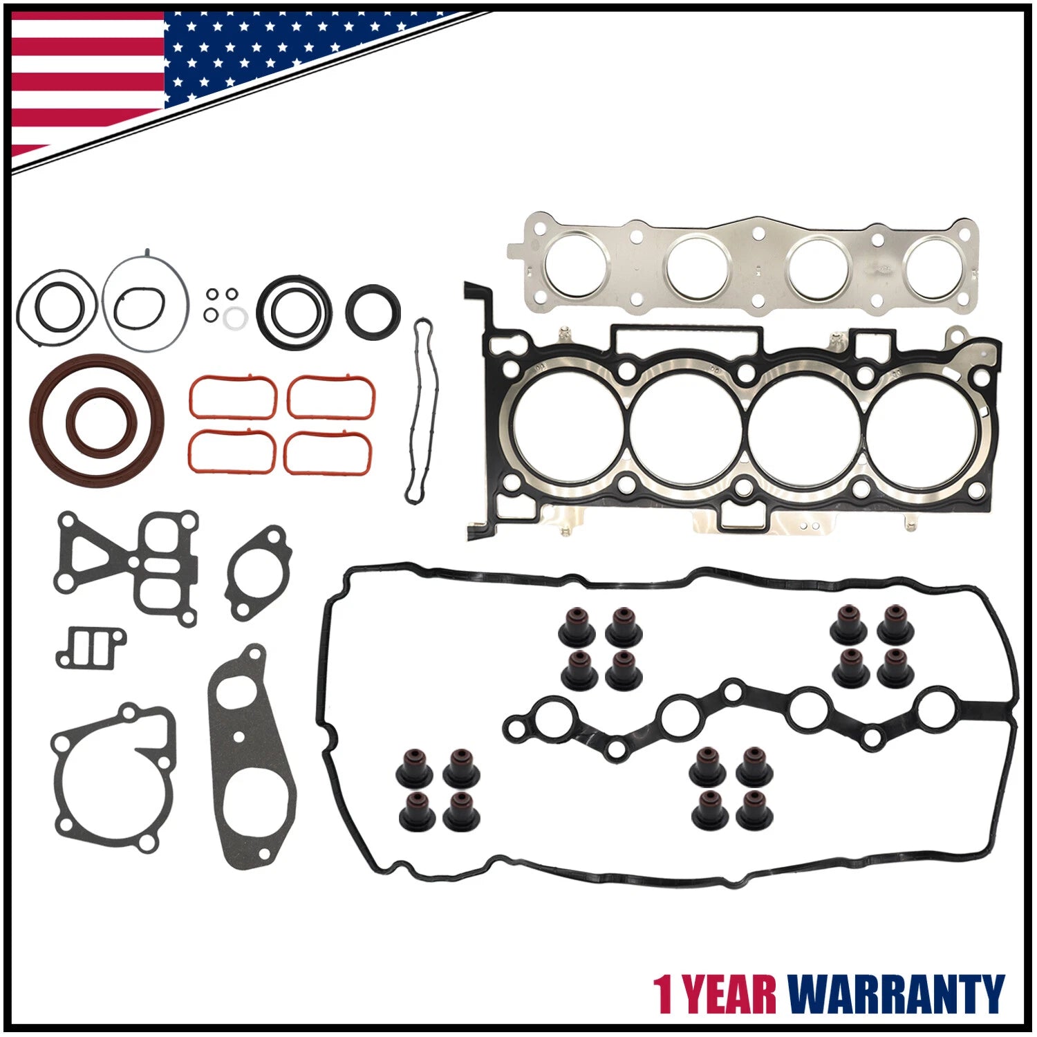 Engine Head Gasket Kit for Hyundai Santa Fe Sport (2013–2015) Sonata (2011–2014) 2.4