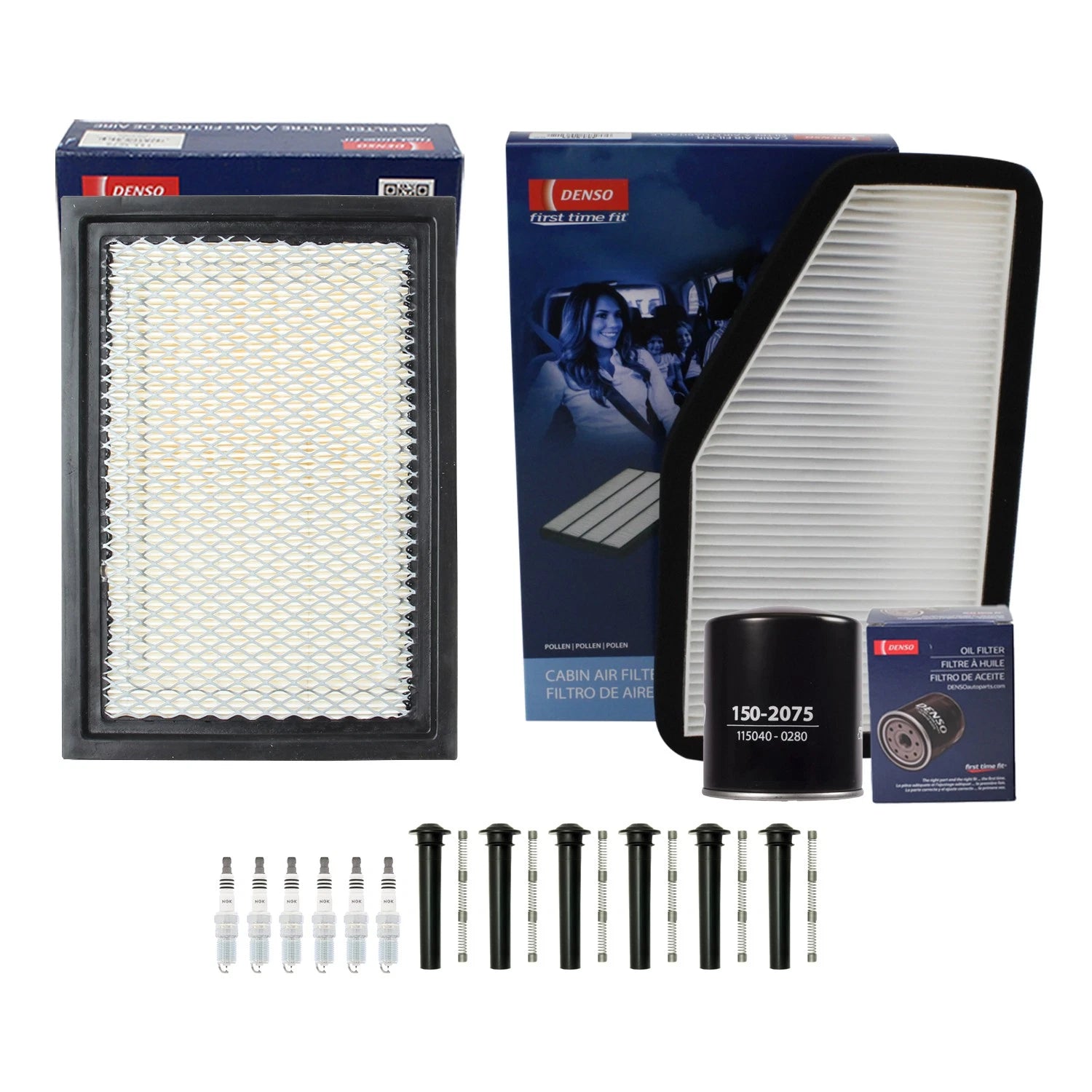 Tune Up Kit with NGK 6 Spark Plugs & Boots for Ford Escape/Mariner (2001–2010)