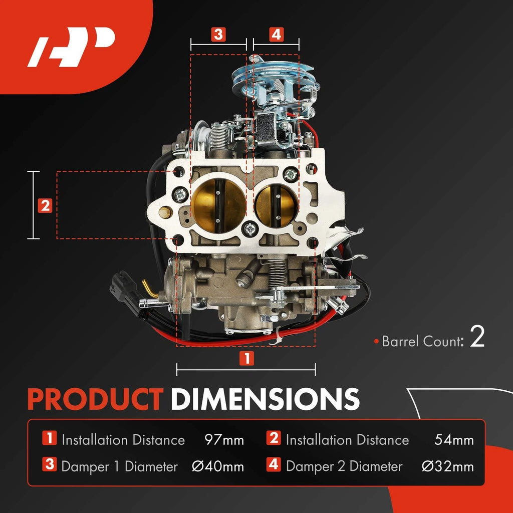 2X Carburetor 2 Barrel for Toyota 4Runner Pickup Celica Hilux Corona