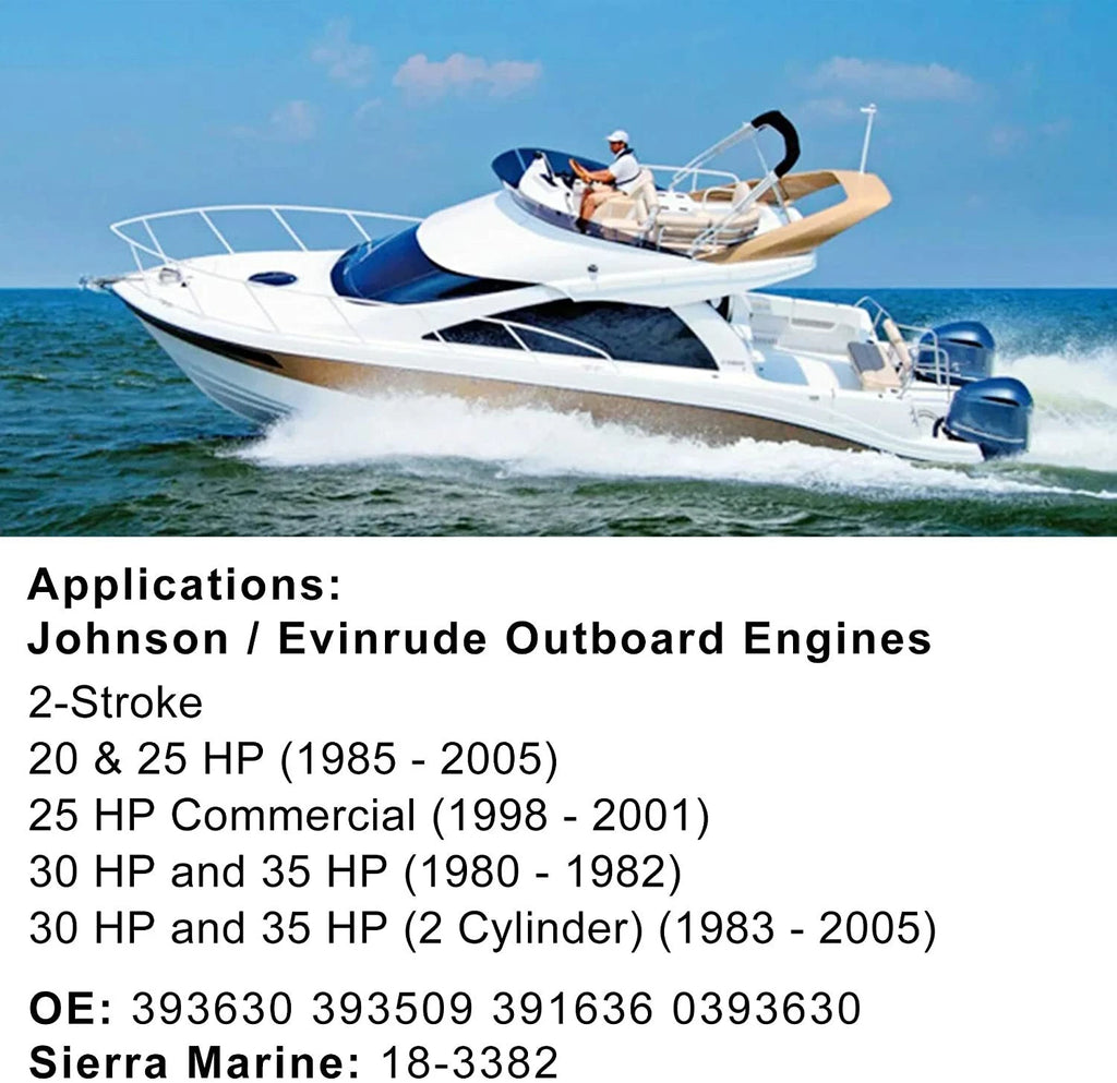 Water Pump Impeller Repair Kit for Johnson Evinrude OMC Outboard (0393630)
