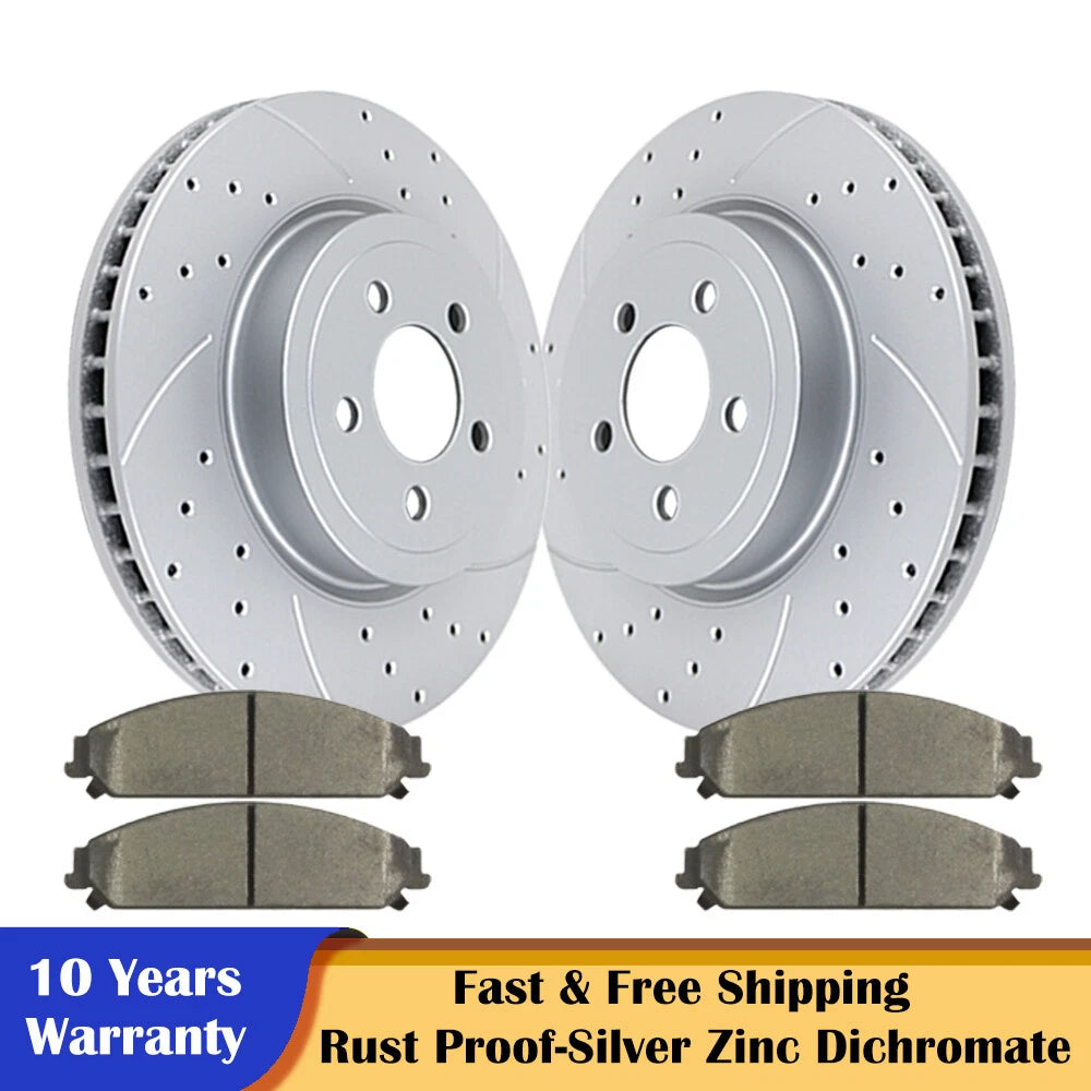 Front Rotors and Brake Pads for Chrysler 300 AWD (2005–2010)