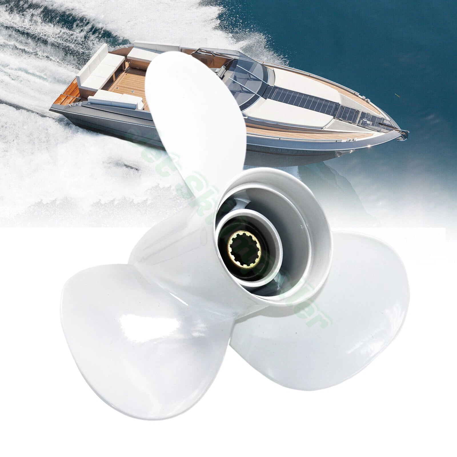 11-1/8x13-G Outboard Propeller for Yamaha (69W-45945-00-EL)