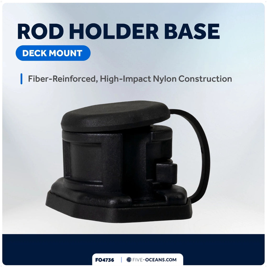 Fishing Rod Holder Deck Mount Base for Universal Use (2010–2023)