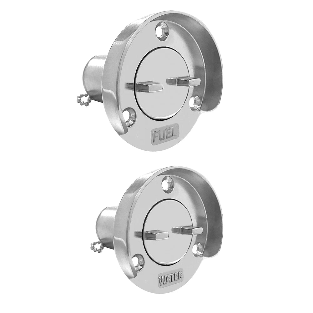 38mm Fuel and Water Fill Port for RV Yacht (Marine Grade 316 Stainless Steel)