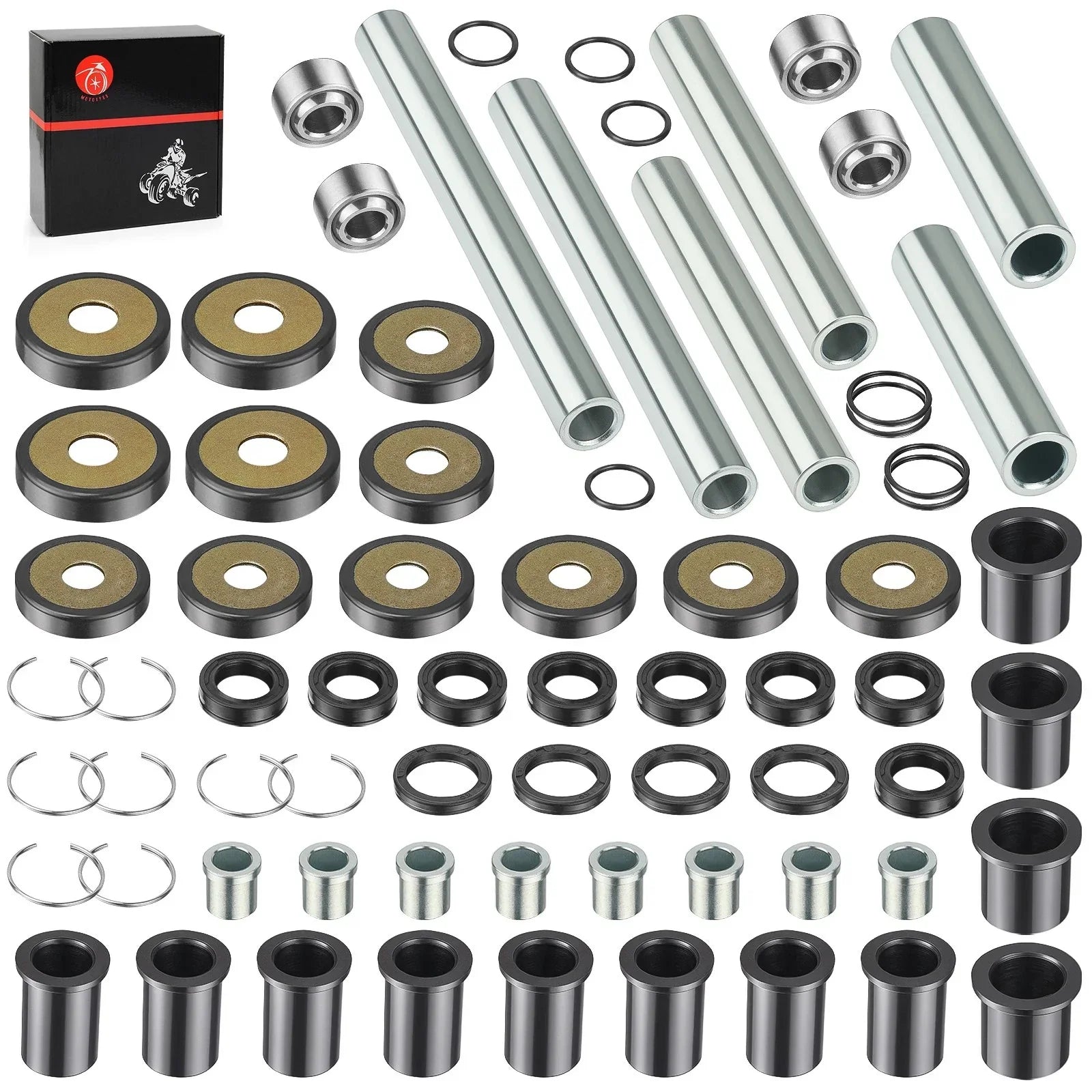 2 x Rear A-arm Bushing Shaft for Honda Rincon TRX650/TRX680 (2003–2014)