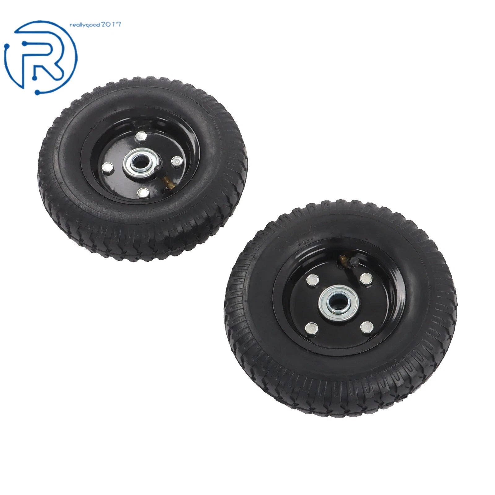 Universal Generator Wheel Kit 8" for IQ3500 Generator (Solid Never Flat Tires)