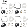4X Carburetor Repair Kit for Mercury Mariner 9.9 15 HP (4-Stroke) (66M-W0093-01)