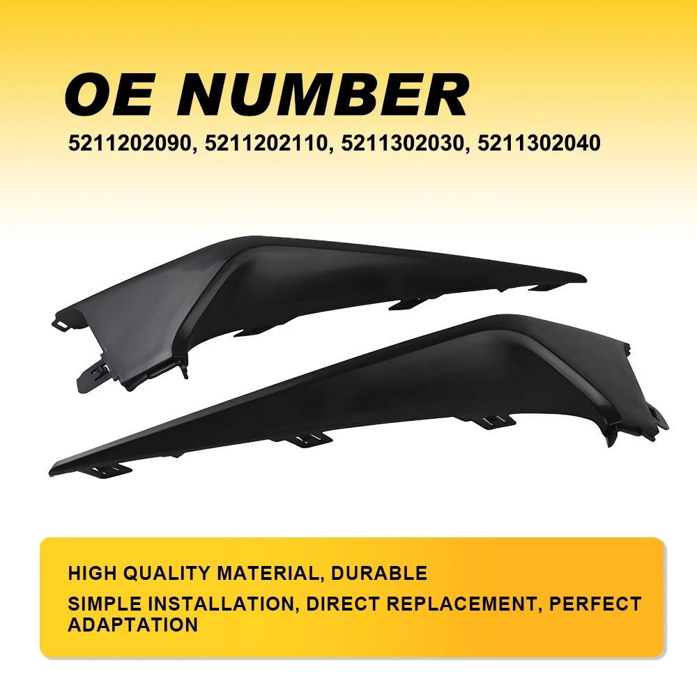 2X Front Bumper Grille Lower Trim Molding for Toyota Corolla (2020–2022)
