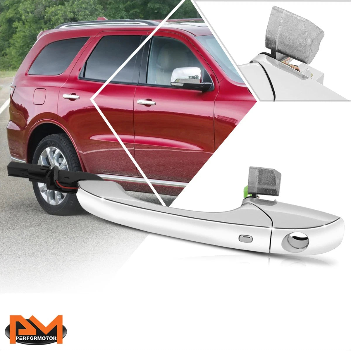 Front Left Outside Door Handle for Durango/Grand Cherokee (2011–2017) w/ Smart Entry