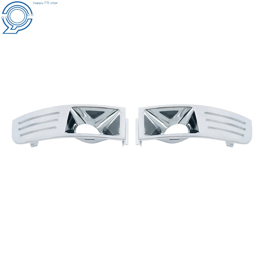 Set of 2 Front Fog Light Trim Covers for Ford Flex (2009-2012) Chrome