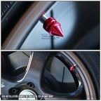Set of 4 Aluminum Tire Rim Valve Air Port Dust Cover Stem Caps RT011 for