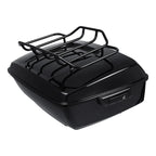 Black King Trunk Luggage Rack for Harley Touring Street Road Glide (2014–2026)