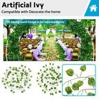 Artificial Ivy Vine Garland for Party Decorations (12x2M)